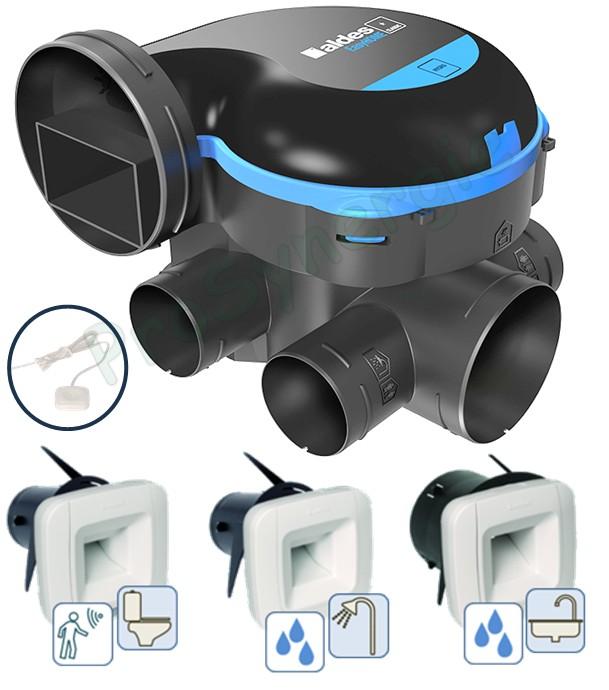 Kit VMC et Groupe EasyHOME Hygro - Version hygroréglable