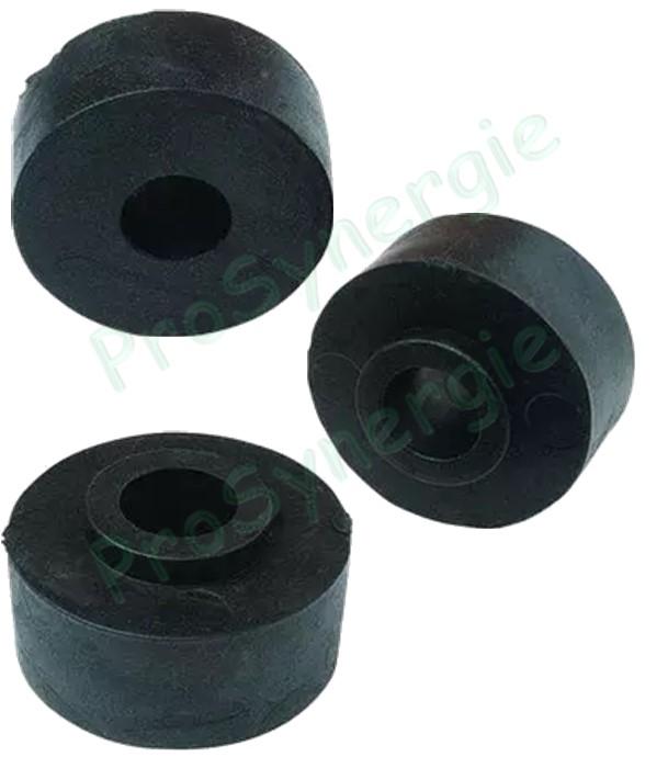 Lot de 50 plots anti-vibratiles en caoutchouc pour pattes de suspension de gaine de ventilation