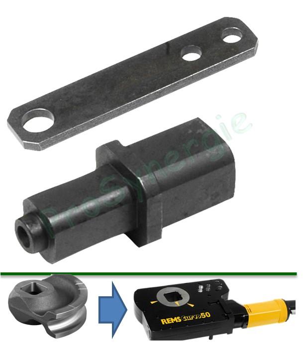 Carré d´entraînement et support 35-50 mm pour Cintreuse Rems Curvo 50