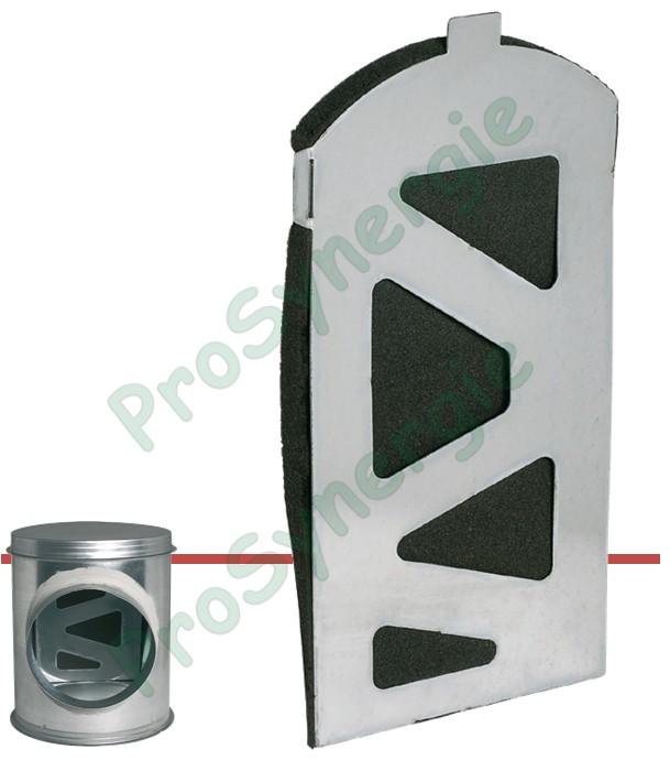 Déflecteur accoustique et aérolique ''2A'' pour caisson pour caisson Aldes type CP et CPT