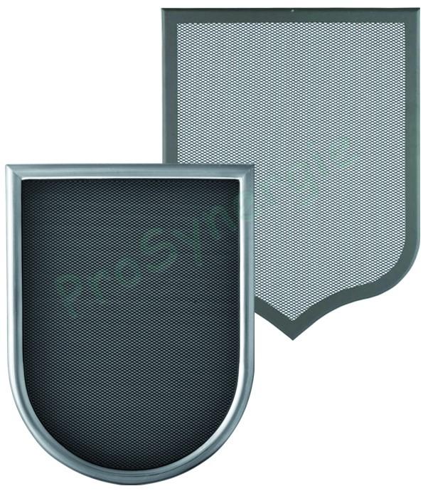 Grille écusson (Blason) pour diffusion d´air - trappe de visite - avec pré-cadre