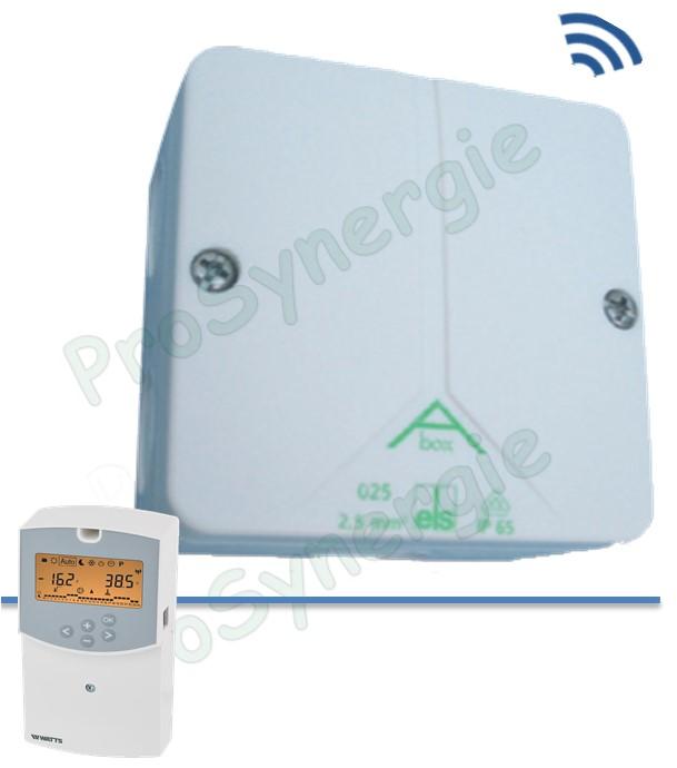 Sonde de température extérieure "Outdoor sensor RF" 868.3Mhz - Communication avec la régulation Watts Climatic Control H&C