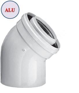 Coudes 45° Aluminium - Aluminium