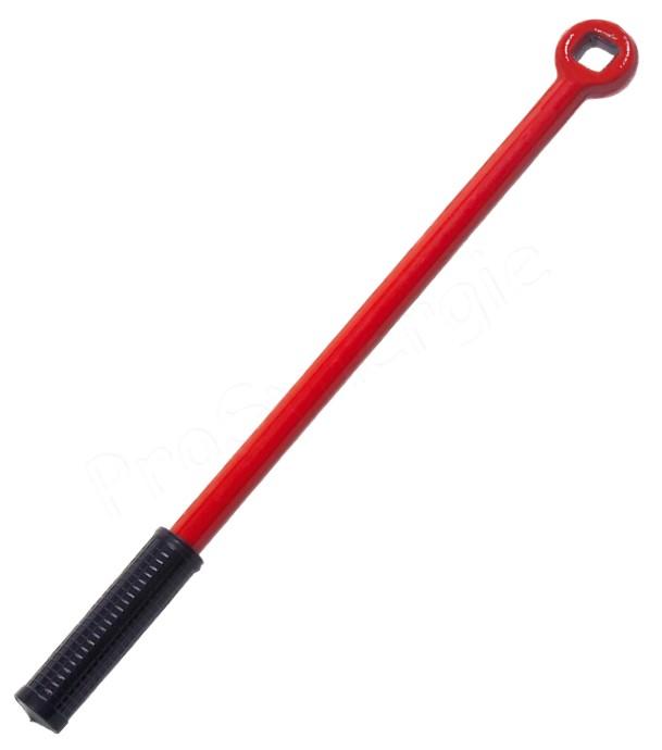 Barre d´entrainement de barre de montage avec carré de 18 mm (pour le démontage des nipples de radiateur à éléments)