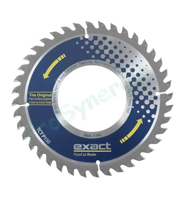 Lame de scie TCT P150 Ø 150 mm - Alésage Ø 62 - Coupe 1,8 mm - Ep. Lame 1,4 mm - 40 dents