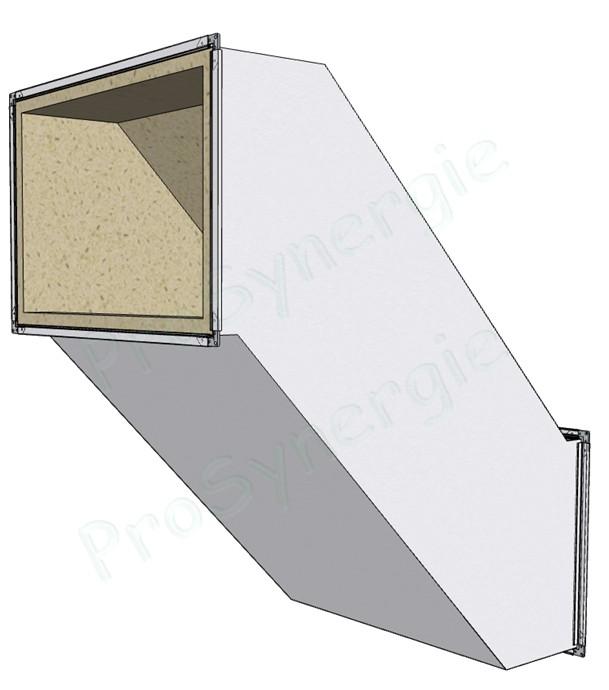 DERi - Déport Rectangulaire à Cadre - Isolé intérieur 25 mm