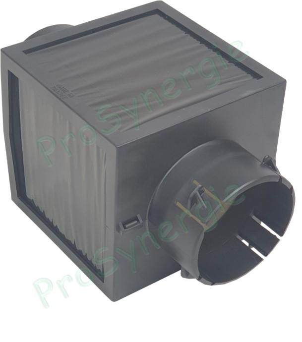 Raccord ventilation liaison mousse accoustique LxHxP=120 mm type Absorb´son raccordement Ø80 mm