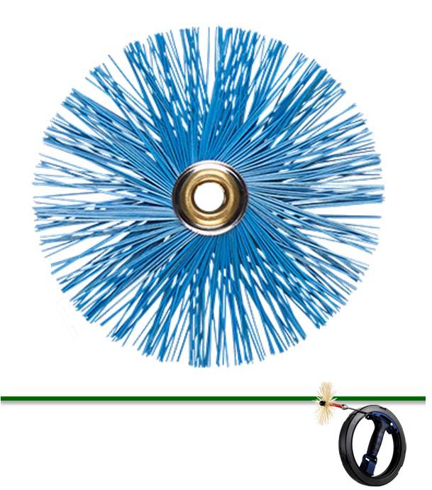 Hérisson plat Ø 70 à 200 mm (trou Ø 6 mm) avec fils haute température (<250°C ramonage conduit de poêle et VMC)