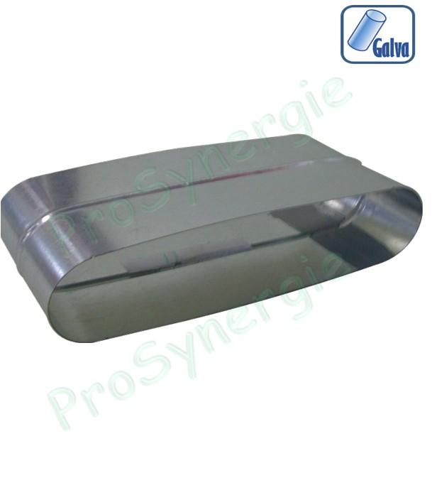 RMO / RFO - Raccord mâle ou femelle oblong acier galvanisé hauteur de 8 à 52 cm (équivalence Ø 160 à 800 mm)