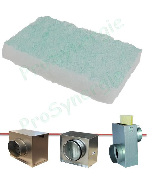 Filtre pour caisson de filtration de Récupération d´air chaud - 215x245mm - pour caisson HBH93314