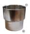 Kit de 2 réduction inox 304 adaptation ØMF 125/114 mm pour Ventilateur d´extraction fumée Pelltech