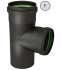 Kit raccordement Pellet Email Ø 80 mm sur conduit existant plafond
