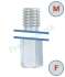 Kit Acier ´´Cheminée de Campagne´´ (contient 9 Cannes acier Ø 30 mm de longueur 1m et 1 adaptable)