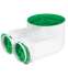 Kit Ventilation Double flux Aldes InspirAIR® Top 300 Classic + Télécommande + ensemble 3+5 bouches + 2 répartiteurs + Flexigaine 2x 50m Ø90mm 
