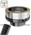 Kit S/Rampant - Conduit cheminée Isolé (Duoten) hauteur utile 1,4 mètres Int./Ext. = Inox 304 / (I 304 ou Galva) laqué noir (RAL9005) - Øint/ext 80/130mm