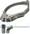 Kit 45° Storz A DN100 - 2 bouches, remplissage granulé + ventilation, bouchons, ventilation, plaques supports, coudes 45° et rallonges passe mur (Ø x longueur = 100x500mm)