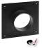 Kit raccordement arrière Pellet concentrique Ø 100/150 mm sur conduit maçonné intérieur (rajouter flexible)