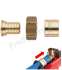 Mini-Sertisseuse Axiale PER réf VIR253361 + 10 raccords à glissement Riquier réf RIQ16003 + mètre pliant 10 branches Virax réf VIR703102