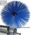 Kit de brossage réseau ventilation comprenant un câble rotatif Ø 14/8 mm Long 5 m + Six brosses Ø 160-200-250-315-355 et 400 mm