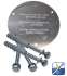 Kit droit Storz A DN100 - 2 bouches, remplissage granulé + ventilation, bouchons, ventilation, plaques supports et rallonges passe mur (Ø x longueur = 100x500mm)