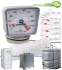 Kit Cuve double paroi 1000 Litres équipé avec pompe électrique pistolet couvercle cadenassable stockage et transport Carburant Fioul GASOIL GNR