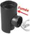 Kit raccordement arrière Pellet concentrique Ø 80/125 mm sur conduit maçonné intérieur (rajouter flexible)