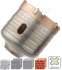 Crusher kit trépan carbure 80 >mm compatible SDS+ attachement M16 Trépan carbure Crusher & accessoires compatible SDS-plus