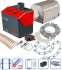 Kit Brûleur à granulés Pelltech PV 50c KW - avec système de nettoyage (grille vibrante) + Vis d´alimentation / Remplacement de brûleur fioul ou gaz