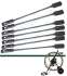 Kit Rotoflex Ø 18 mm en sacoche (10 cannes de 1m + 2 Têtes + 2 Adaptables + Fil + Tête à chaîne)