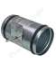 Bouche Ø 125 mm pour récupération d´air chaud avec Registre Galva Etanche Motorisé et Thermostat filaire