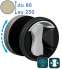 Kit Ventilation Double flux Aldes InspirAIR® Top 300 Prémium + Télécommande + ensemble 3+5 bouches + 2 répartiteurs + Flexigaine 2x 50m Ø75mm