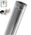 Kit S/Rampant - Conduit cheminée Isolé (Duoten) hauteur utile 1,4 mètres Int./Ext. = Inox 304 / (I 304 ou Galva) - Øint/ext 100/150mm