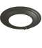 Kit raccordement Email Noir Mat arrière de poêle sur conduit existant mur - Ø 125 mm