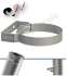 Kit conduit cheminée Extérieur Duoten (Isolé 25 mm) Øint/ext. 180/230, Inox, Raccord simple hauteur utile 316 cm (axe du piquage - sortie des fumées)
