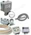 Kit Pod Eco+ Poêle & Insert - Transfert pneumatique (granulé / pellet) tube suceur, aspirateur, doseur, contrôleur + coffret protection moteur et pot à poussière