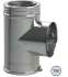 Kit conduit cheminée Extérieur Duoten (Isolé 25 mm) Øint/ext. 130/180, Inox, Raccord simple hauteur utile 311 cm (axe du piquage - sortie des fumées)