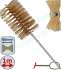 Kit de 5 goupillons pour ramonage et nettoyage de chaudière