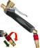 Ensemble Chalumeau Etancheur Godet Inox 100 kW - Col 400 mm - Tuyau 10m - Détendeur - Manche 620CR