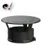 Kit CréaBase Noir - Conduit cheminée Isolé (Duoten) hauteur utile 2,95 mètres Int./Ext. = Inox 316 / 304 - Øint/ext 130/180mm - Sortie toiture Inox laqué noir (RAL9005)