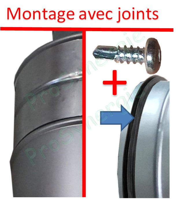 RCE - Réduction Conique Excentrée Galva avec et sans Joint - Ventilation et conduit d´air