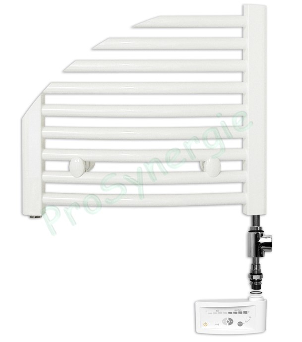 Kit résistance électrique (radiateur sèche serviette) 750 W régulation digital programmable + mode boost -  finition Gris