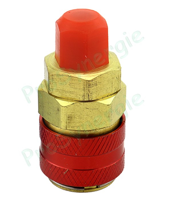 Raccord rapide automobile - HP - Haute Pression - Sans Vanne - Droit - Mâle 1/4´´ SAE