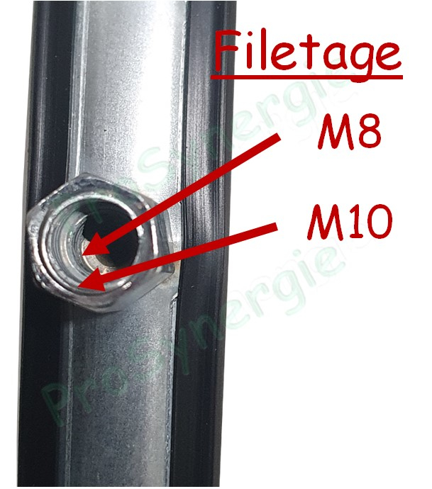 Collier Universel Galva avec amortisseur isolant pour tuyau Ø 66 à 70 mm () fixation avec manchon taraudé M8