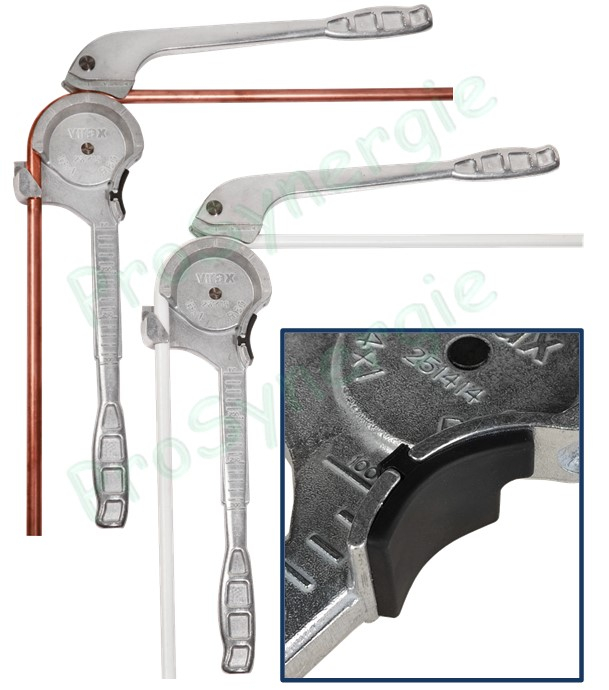 Lot de 3 Pinces à Cintrer aluminium de 12 - 14 et 16