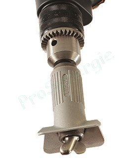 Porte outil de piquage Extrudax avec emmanchement six pans pour perceuse
