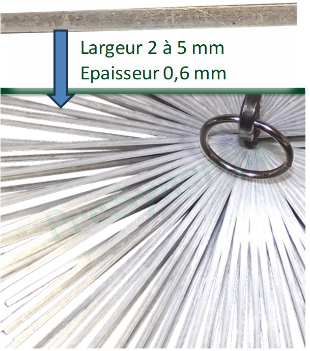 Hérisson à anneau Rond Acier - Ø  800 mm (Fil 5x0,6 mm)