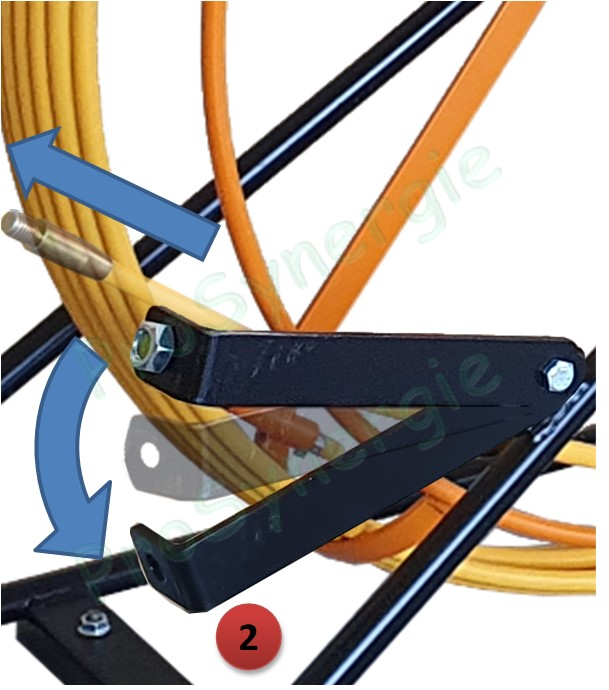 FLEXONET 20/11 - 20 m - Enrouleur et Fibre de ramonage Ø 11 mm