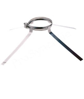 Collier de centrage  araignée  Inox 316 pour conduit de fumée - Ø 200 mm