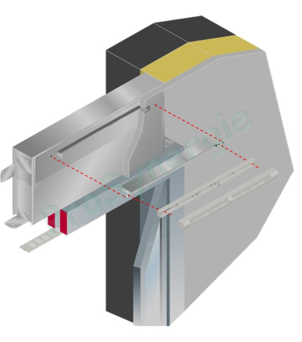 MHF - Manchon de Haut de Fenêtre Acoustique pour entrée d'air