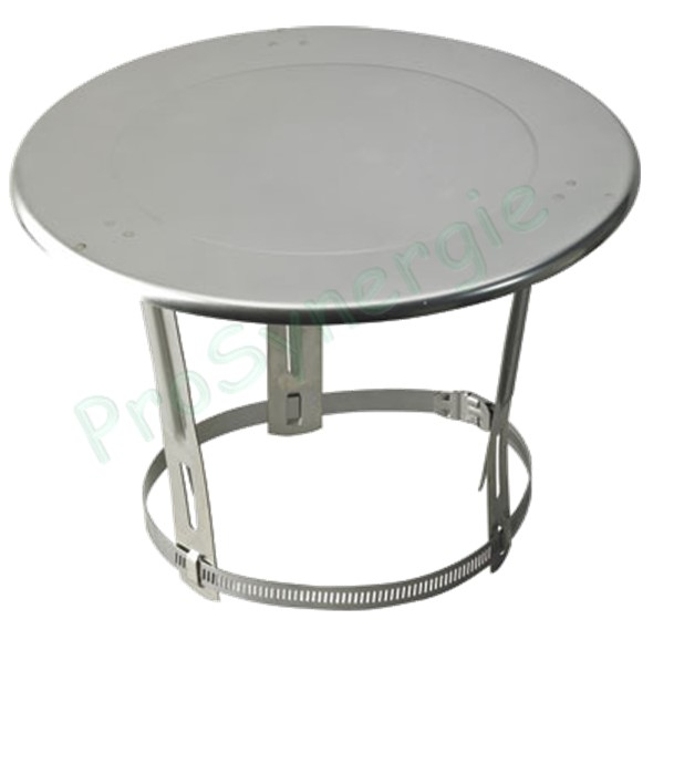 Chapeau plat Inox N°4 - pour Ø 230 à 250 mm